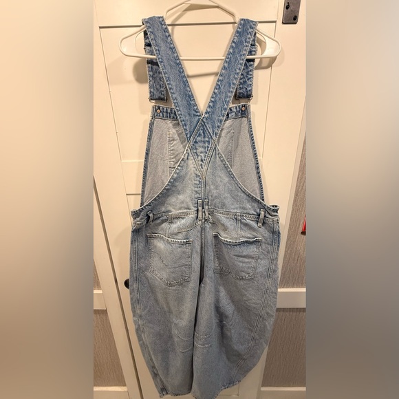 Free People NWT Good Luck Barrel Overalls, XL - Picture 9 of 13